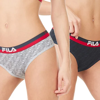 

Knickers stamped row for women in gray color and dark