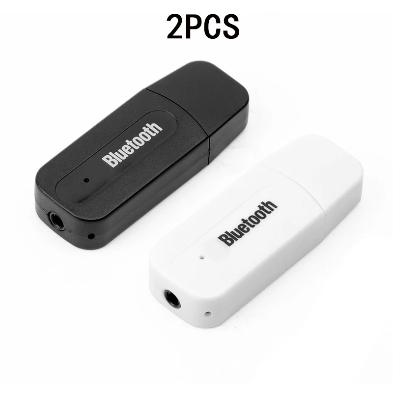 Mixed 2PCBluetooth приемник автомобильный Bluetooth AUX 3,5 мм музыкальный Bluetooth беспроводной аудио приемник Handsfree Вызов автомобильный передатчик Авто адаптер - Цвет: Mixed
