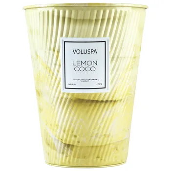 

Scented Candle Voluspa-lemon Coco-lemon and coconut