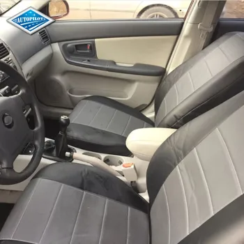 

For Kia Cerato I 2004-2009 sedan set model авточехлов of экокожи аригон [Autopilot]