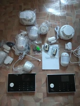 Sistema de alarma inalámbrico para uso en el hogar, detector de intrusos y ladrón con cable, detecta RFID TFT, con teclado táctil, 11 idiomas, soporte wifi/gsm de 433Mhz y compatible con Alexa