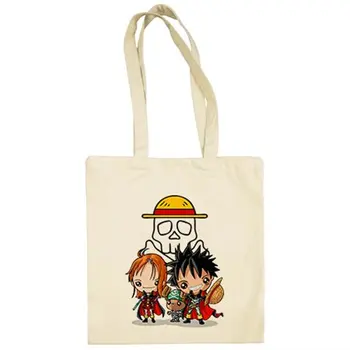 

Cloth bag Chibi Kawaii Crossover One Piece Captain Harlock spoof