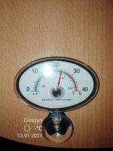 Termómetro de acuario con puntero, Dial de temperatura sumergible, copa de succión, envío directo