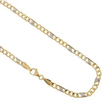 

Yellow Gold Filled Men 'S Necklace and White 803321700279