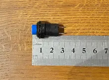 Interruptores de botón momentáneos autobloqueo DS228 DS428, 12mm, interruptor de Botón de Apagado 3A /125VAC 1.5A/250VAC DS-228 DS-428, 6 uds.