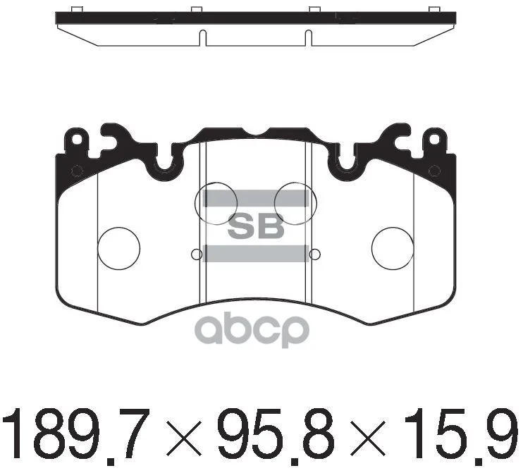 Колодки Тормозные Передние Sangsin Brake Sp2239 Sangsin brake арт. SP2239