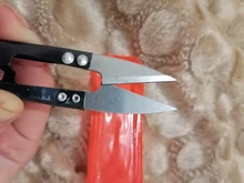 ZtDpLsd 1 Uds nuevo útil de acero inoxidable de U-forma de usar tijeras para cortar la línea de pesca recorte Nipper esencial accesorios con forma de cruz