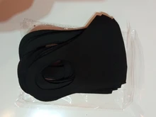 Mascarilla facial lavable y reutilizable de algodón, máscara protectora, color negro, 10 unidades