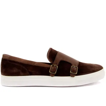 

Sail Lakers-Brown Suede Leather Men 'S Casual Shoes