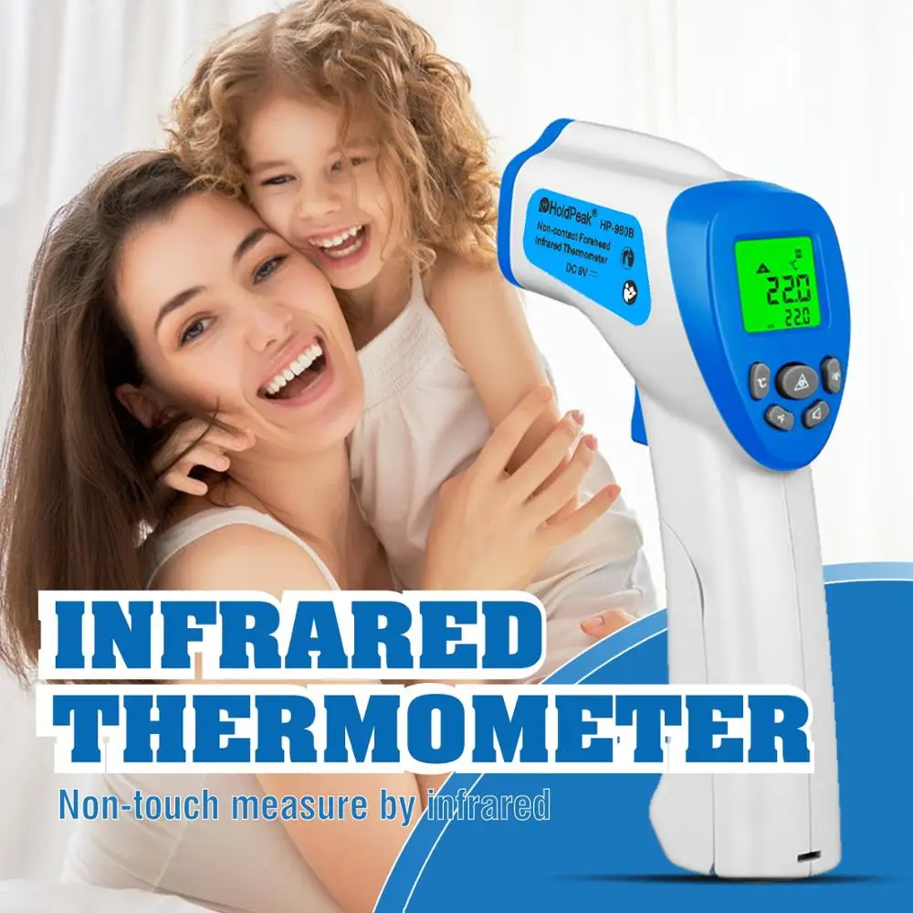 

HP-980B Household Infrared Thermometer Non Contact Baby Digital Thermometer, Baby Health Care
