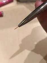 BQAN-pincel de dibujo de doble cabeza, mango de cristal negro, 9mm y 11mm, delineador, pintura, bolígrafo, esmalte de Gel, herramientas de manicura de decoración de uñas