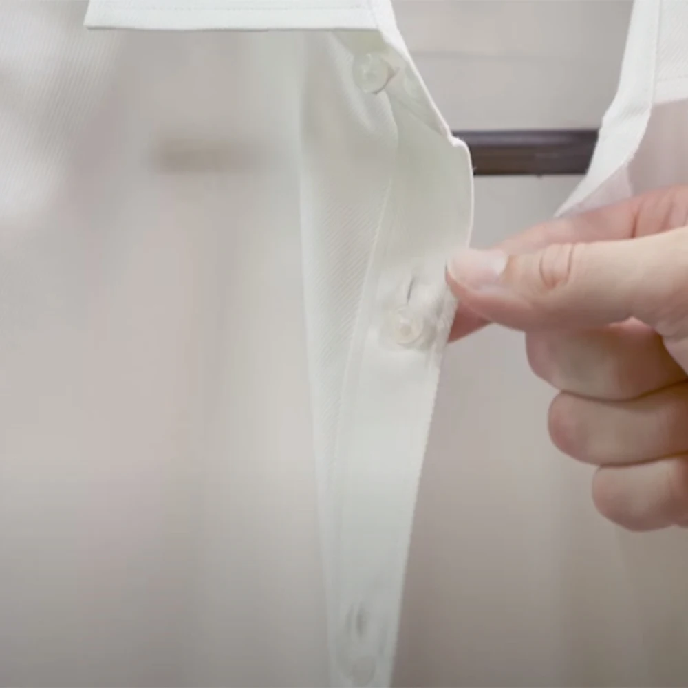 Elegant Tuxedo Shirt Worn With Studs Top Four Buttons Removable Formal Wedding Tuxedo Shirts Custom Made Shirts Pleated Front