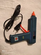 Pistola de pegamento de fusión en caliente de 150W, con Control de temperatura para el hogar, manualidades, fabricación Industrial, uso de barras de pegamento de 11mm, boquilla de cobre puro