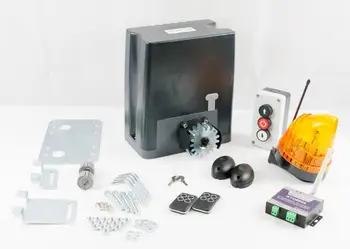 

Drive kit DKC500ACP with mounting plate, GSM module, photocells, button and warning light