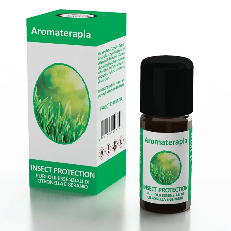 Olio vienziale защита от насекомых. Citronella e Geranio Сделано в Италии
