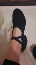 Ballet-Shoes Jazz Low-Heels Soft-Sole Black/red Women Girls Kids Exercise