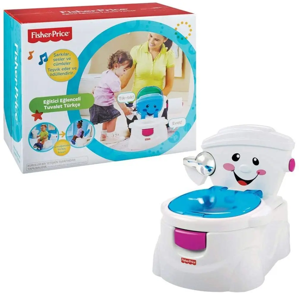 Fisher Price Educational Fun Toilet (Turco), Addestramento Alla Toilette Ausiliaria, Canzoni Ed Espressioni Stimolanti
