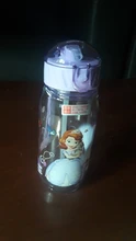 450ml de dibujos animados de Disney Mickey mouse, niños de plástico de taza paja los estudiantes agua potable chico botella a prueba de fugas nuevo