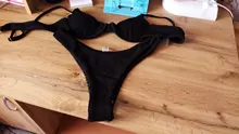 Underwired Bikini Swimsuit Thong Ribbed Two-Pieces Sexy High-Cut Female Women Swim-V2697