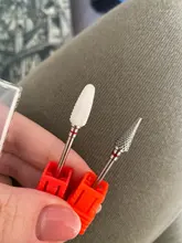 Dmoley-brocas de cerámica de tungsteno para uñas, accesorios de manicura y pedicura