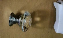 Furniture Hardware Wardrobe-Handle Drawer Pulls Cupboard Glass Knobs Cabinet-Door Diamond