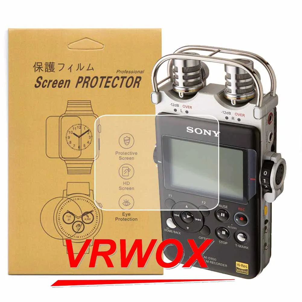 3 Pc Protezione Dello Schermo Per Sony Pcm-D50 Icd-Ux565F Ux560 Chiaro Tpu Nano Antideflagrante Impermeabile