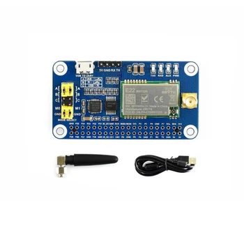 

ShenzhenMaker Store SX1262 LoRa HAT for Raspberry Pi, Spread Spectrum Modulation, 868MHz Frequency Band