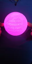 Night-Light Moon-Lamp Gift Photo-Customized 3d-Printing Rechargeable Personality 