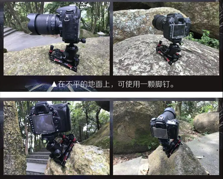 The Flat Tripod Base for Low Angles and Tight Spaces,travel photography for platypod for canon nikon camera for gopro cellphone