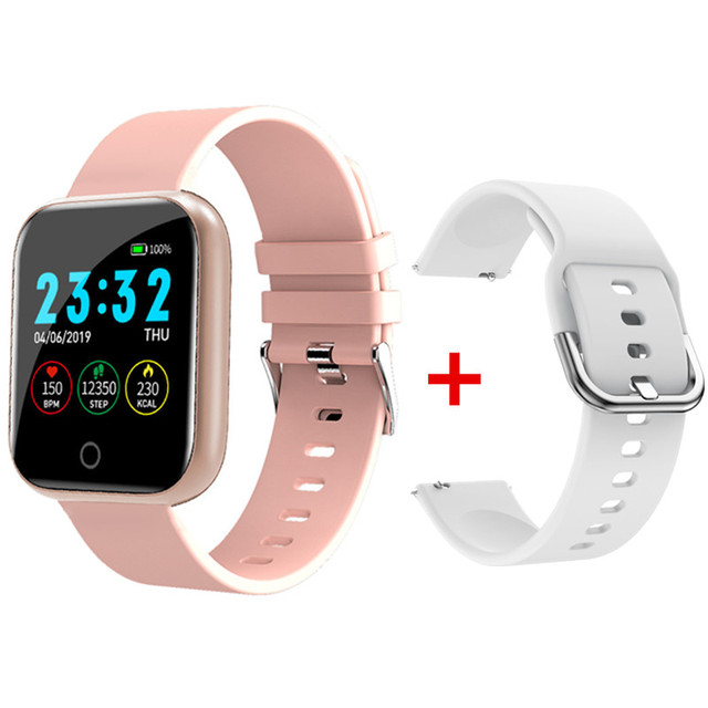 Watch for Women Men Fitness Tracker Square Smartwatch Electronics Sport Wrist Watch For Android IOS Reloj Inteligente