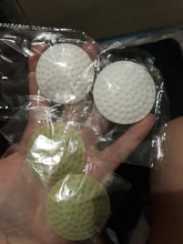 Pegatinas autoadhesivas suaves y gruesas para proteger la pared, Tope de puerta estilo Golf, almohadilla de goma, guardabarros de puerta, producto para el hogar