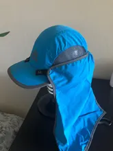 AONIJIE-Sombrero de pesca E4089 Unisex, gorra visera para exteriores, protección solar UPF 50 con cubierta de solapa de cuello y Oreja extraíble para senderismo