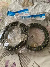 Manguera de aire de aerógrafo trenzada de nailon, alta calidad, 180CM, tubo tejido