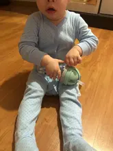 Botella de paja de agua potable con dibujos de animales para niños, Bola de gravedad, taza de bebé con correa para el hombro