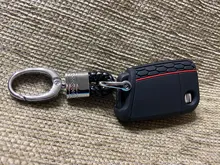Funda de silicona para llave de coche, carcasa de silicona para VW, Polo, Golf 7, Skoda, Octavia, Kodiaq, Karoq, SEAT Ateca, Leon, 2016, 2017, 2018, 2019