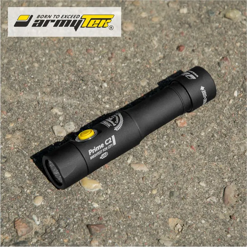 Светодиодный Фонарь Armytek Prime C2 XP-L 1250 LED Lumens+ Магнитная зарядка+ 18650 Li-Ion аккумулятор Перезаряжаемый Фонарь на каждый день