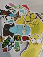 50 Uds de dibujos animados Solar opuestos temporada pegatinas monopatín DIY teléfono guitarra portátil equipaje clásico Graffiti Cool etiqueta juguete de niño