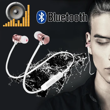 

Newest X3 Magnetic Sport Bluetooth Earphone IPX6 Waterproof Sweatproof Running Bluetooth Wireless Earphone With Microphone