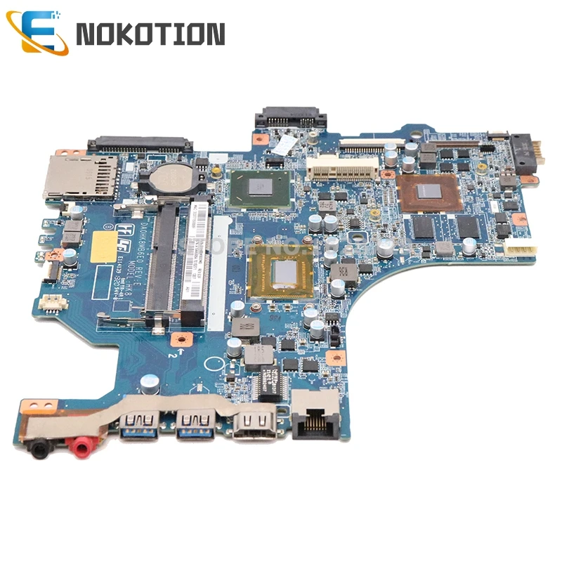 New  NOKOTION For SONY Vaio SVF14 SVF142 SVF142C29M Laptop motherboard GT740M GPU SR0XF I3-3227U CPU DDR
