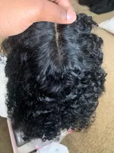 RESHINE-Peluca de pelo rizado de Mongolia, cabello humano con encaje frontal 13x4, 180%, 13x6, cierre de encaje rizado, prearrancado