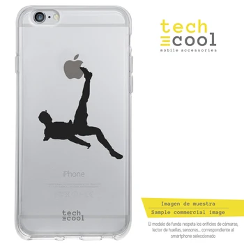 

FunnyTech®Silicone Case for Motorola One Vision L Design CR7 Chilean Transparent version IPhone