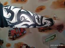 Tatuajes geniales mangas de brazo mano de dibujos animados de protección solar de baloncesto de ciclismo, de Golf equipo barato precio manga del tatuaje