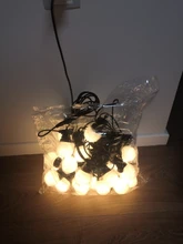 Bulb-String-Lights Globe Garland Cafe-Decoration Christmas Holiday IP65 Outdoor Waterproof