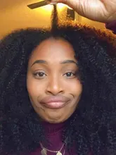 Extensiones de cabello humano Afro rizado para mujer negra, 4 mechones, extensión Natural, Clip de pelo rizado, Color 1b, Super Icon, 8-20 pulgadas