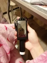 FLOVEME-Mini palo de Selfie con cable, trípode plegable, monopié, palo para selfies con espejo, de mano, 3,5mm, Control de línea de Audio para IOS y Android