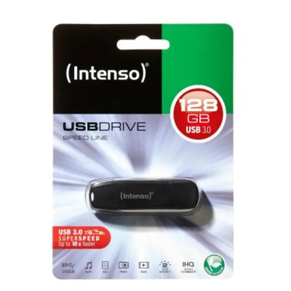 Usb-флешка INTENSO 3533491 USB 3,0 128 GB Black