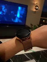 2PCS de malla y sólido de acero inoxidable correa de reloj 20mm para Samsung Galaxy reloj de 42mm activo/40mm/equipo S2 clásico/equipo deporte banda Correa