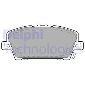 Колодки дисковые п.\ Honda Civic 1.3/1.4/1.8i/2.2CDTi 06 DELPHI