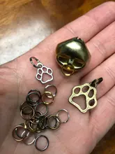 Unids/lote de anillos abiertos de 4-20mm, 50-200 Uds., doble bucle, conectores de anillos partidos para DIY, suministros para fabricación de joyas