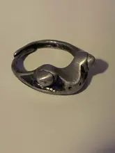 Anillos creativos de cara llorando para mujer, nueva moda, anillo ajustable, joyería para mujer, fiesta, Bar, Club nocturno, regalos del anillo Punk